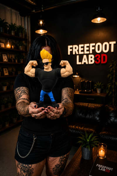 Johnny Bravo – Statuina 3D da Collezione - immagine 3