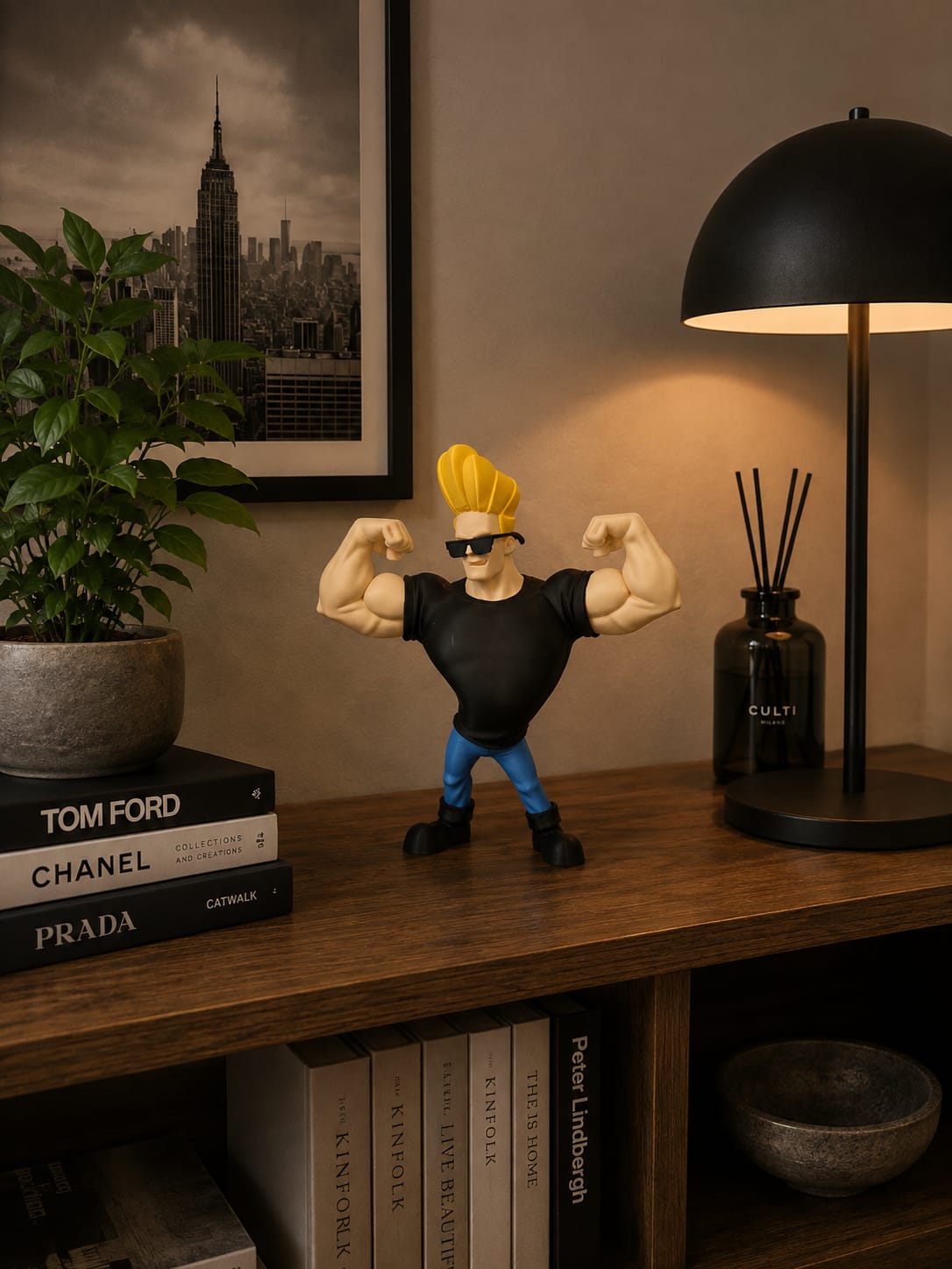 Johnny Bravo – Statuina 3D da Collezione
